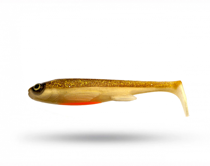 Ubait U-Shad 22 cm - Golden Shover i gruppen Fiskedrag / Gäddjiggar hos Örebro Fiske & Outdoor AB (U-Shad 22 cm - Golden S)